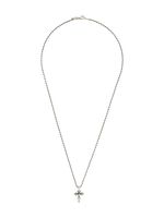 Emanuele Bicocchi collier à pendentif croix - Argent