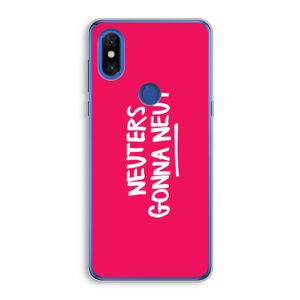 Neuters (roze): Xiaomi Mi Mix 3 Transparant Hoesje