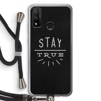 Stay true: Huawei P Smart (2020) Transparant Hoesje met koord