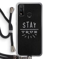 Stay true: Huawei P Smart (2020) Transparant Hoesje met koord