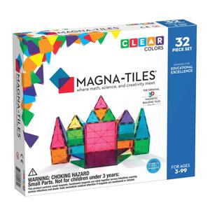Magna-Tiles - Clear Colors - 32-delig