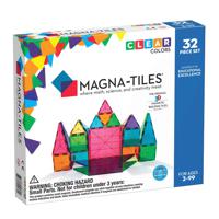 Magna-Tiles - Clear Colors - 32-delig - thumbnail