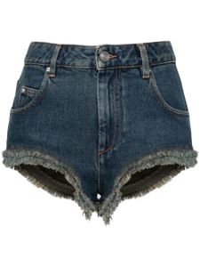 ISABEL MARANT short en jean à bords francs - Bleu