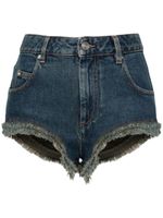 ISABEL MARANT short en jean à bords francs - Bleu - thumbnail