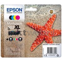 Epson 603XL Multipack zwart en kleur cartridge - thumbnail