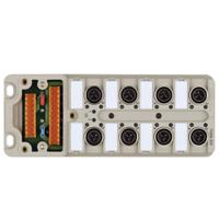 Weidmüller SAI-8-M 3P IDC UT 1760061000 Passieve sensor/actorbox M12-verdeler met metalen schroefdraad 2 stuk(s)