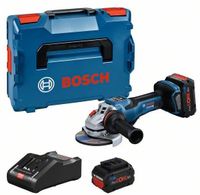 Bosch Blauw GWS 18V-15 PSC Accu Haakse slijper | BITURBO | 125 mm | 2 x 8,0 Ah ProCORE accu + snellader | In L-Boxx - 06019H6B01 - thumbnail