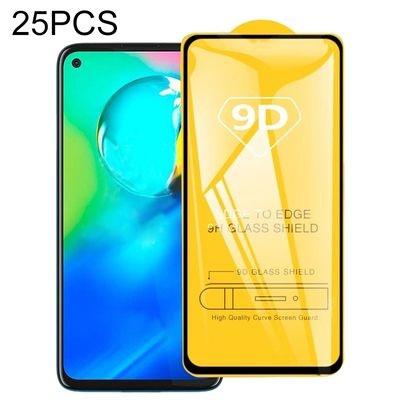 Voor Motorola Moto G8 Power 25 PCS 9D Full Glue Full Screen Tempered Glass Film
