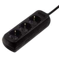 Hama Stekkerdoos 3-voudig Zwart Per 10 Stuks Hama Stekkerdoos 3-voudig Zwart Per 10 Stuks