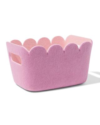 HEMA Mand 20x12cm vilt paars