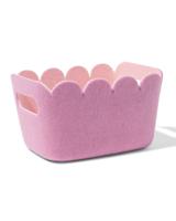 HEMA Mand 20x12cm vilt paars