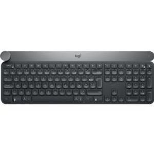 Logitech Craft toetsenbord RF-draadloos + Bluetooth AZERTY Belgisch Zwart, Grijs