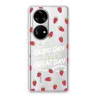 Don't forget to have a great day: Huawei P50 Pro Transparant Hoesje