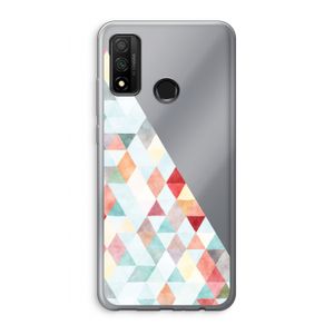Gekleurde driehoekjes pastel: Huawei P Smart (2020) Transparant Hoesje