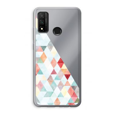 Gekleurde driehoekjes pastel: Huawei P Smart (2020) Transparant Hoesje