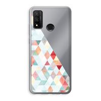 Gekleurde driehoekjes pastel: Huawei P Smart (2020) Transparant Hoesje