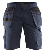 Blåkläder Service short met spijkerzakken 14941330 | Donker marineblauw/Zwart | Maat 60 - 7330509688793
