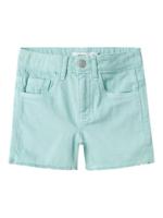Name it zomer short meisjes - turquoise - NkfRose - mom fit