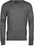 Tee Jays TJ6001 Men´s V-Neck Sweater - Grey Melange - 3XL