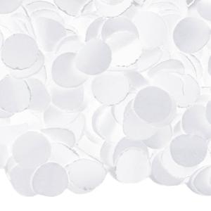 Carnaval strooi confetti wit - papier - 500 gram - feest decoratie confetti