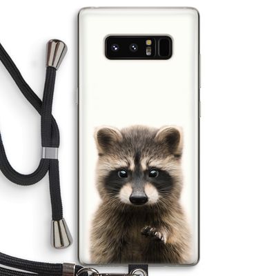 Rocco: Samsung Galaxy Note 8 Transparant Hoesje met koord