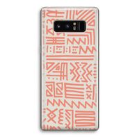 Marrakech Pink: Samsung Galaxy Note 8 Transparant Hoesje