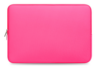 Laptophoes - 13,3 inch - Laptopsleeve - Zacht - Universeel - Beschermend - Roze - thumbnail