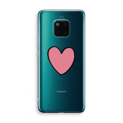 Hartje: Huawei Mate 20 Pro Transparant Hoesje