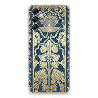 Samsung Galaxy A14 5G TPU Case Beige Flowers - thumbnail