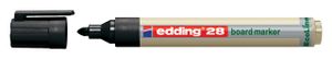 Viltstift edding 28 whiteboard Eco rond zwart 1.5-3mm