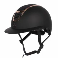 Fair Play Quantinum Eclipse rosegold wide visor cap zwart maat:s