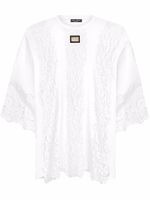 Dolce & Gabbana t-shirt à détail de laçage - Blanc - thumbnail