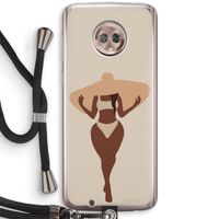 Let's get salty: Motorola Moto G6 Transparant Hoesje met koord