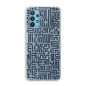 Moroccan Print: Samsung Galaxy A32 4G Transparant Hoesje