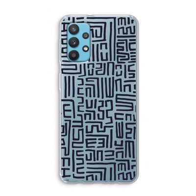 Moroccan Print: Samsung Galaxy A32 4G Transparant Hoesje