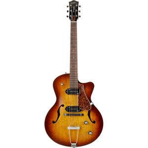 Godin 5th Avenue Cutaway KingPin II P90 CW Cognac Burst semi-akoestische gitaar