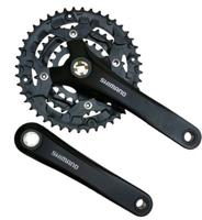 Shimano Hulzebos lasco crankset spieloos 28x38x48t 170mm aluminium met cover zilver - 143572