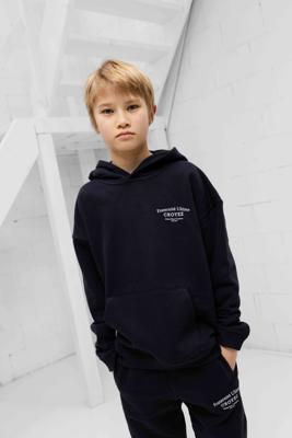 Croyez Fraternité Hoodie Kids Donkerblauw - Maat 116 - Kleur: Donkerblauw | Soccerfanshop