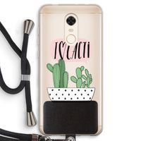I love cacti: Xiaomi Redmi 5 Transparant Hoesje met koord