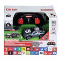Carrera mini rc 2,4ghz bundesliga 1:43 - grijs Carrera mini rc 2,4ghz bundesliga 1:43 - grijs