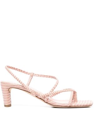 Del Carlo sandales à design à brides 60 mm - Rose