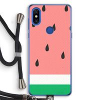 Watermeloen: Xiaomi Mi Mix 3 Transparant Hoesje met koord