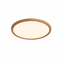 Plafondlamp hout Oja 29 2700k warm wit rond 29cm dimbaar
