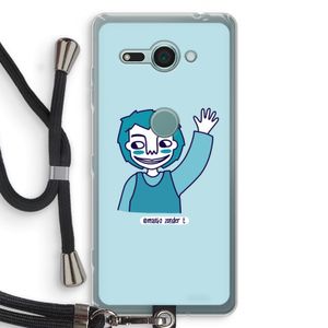 Zwaai: Sony Xperia XZ2 Compact Transparant Hoesje met koord