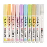 Brushpen talens ecoline set 10 stuks pastel