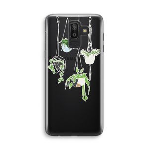 Hang In There: Samsung Galaxy J8 (2018) Transparant Hoesje