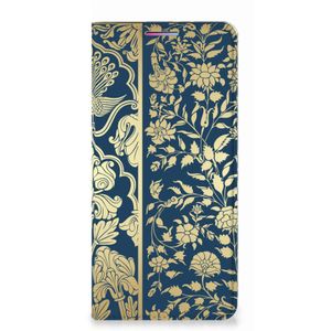 Motorola Moto G60s Smart Cover Beige Flowers