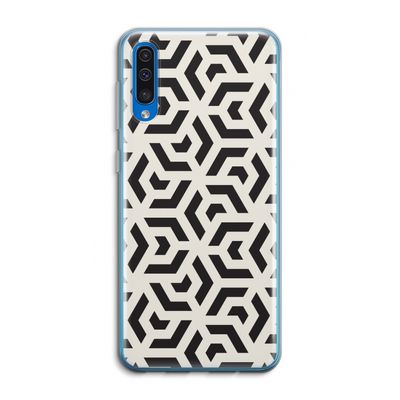 Crazy pattern: Samsung Galaxy A50 Transparant Hoesje