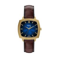 Horlogeband Fossil LE1215 Leder Bruin 18mm