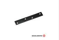 Waelbers Verbindingsplaat 100mm Zwart TXT p/4st KVP - 20 Stuk(s) - 241508KVP.24